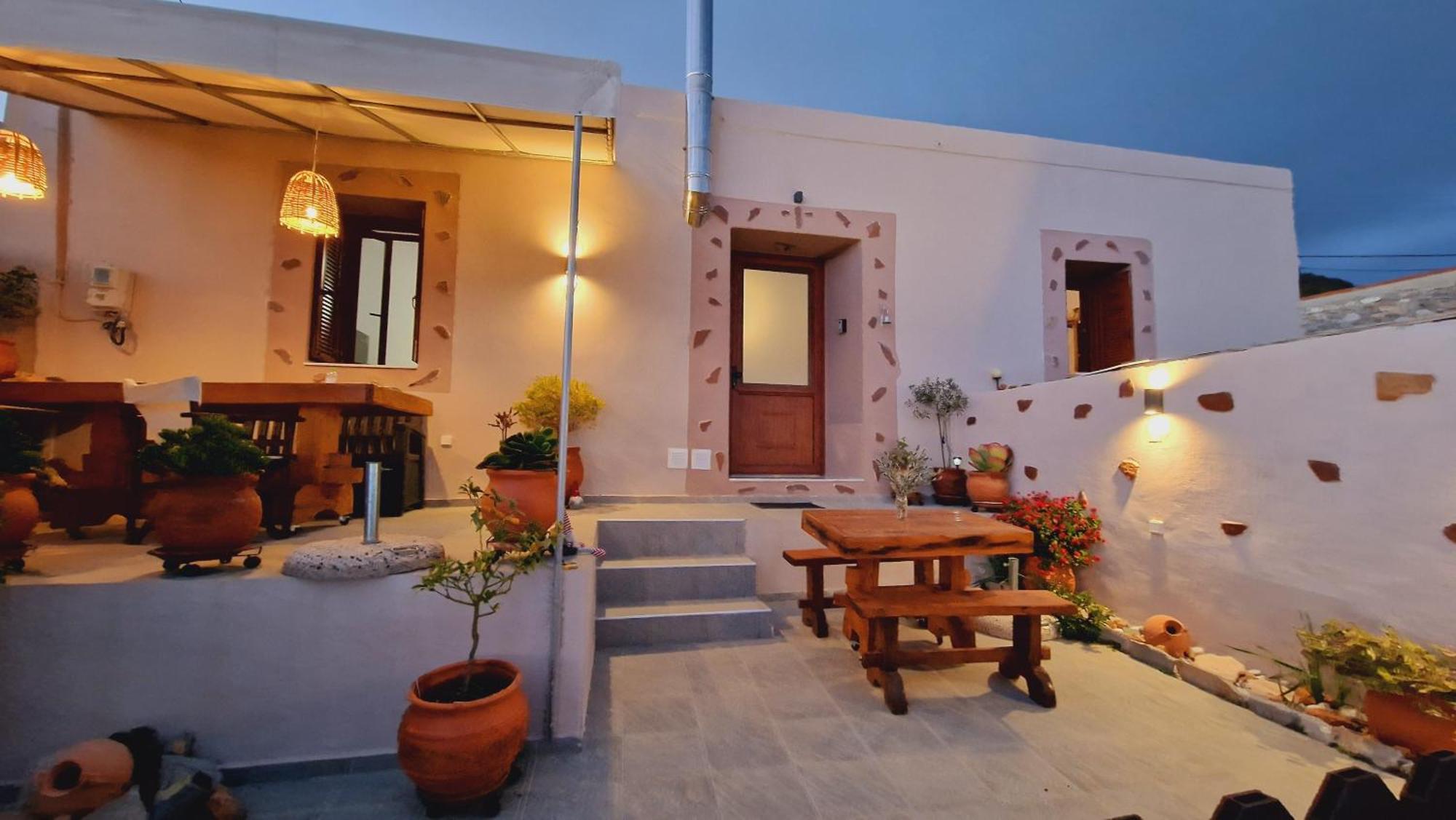 Seva Monolithos House Villa Buitenkant foto