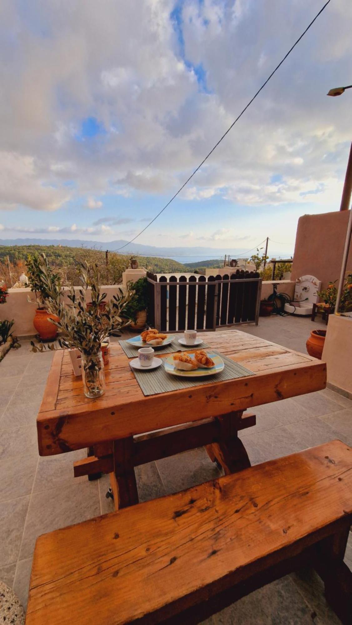 Seva Monolithos House Villa Buitenkant foto