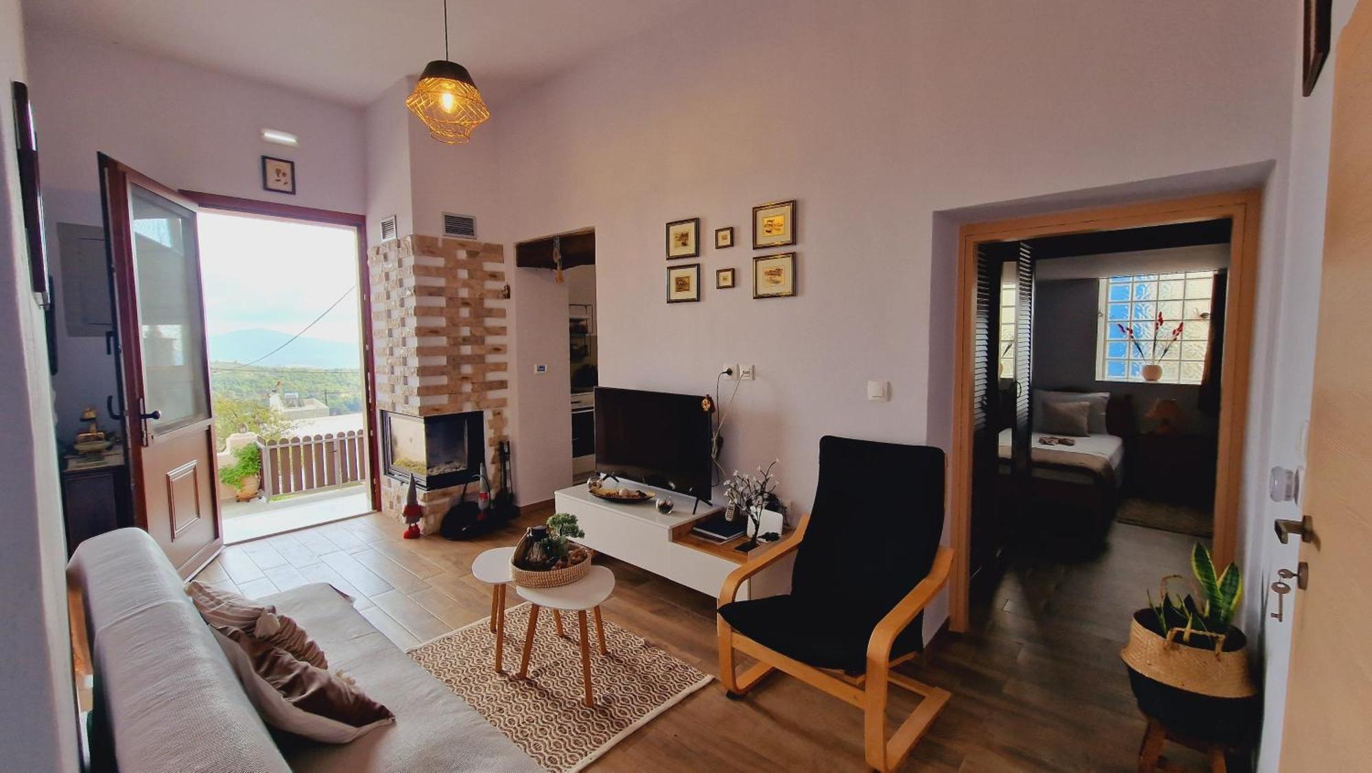 Seva Monolithos House Villa Buitenkant foto