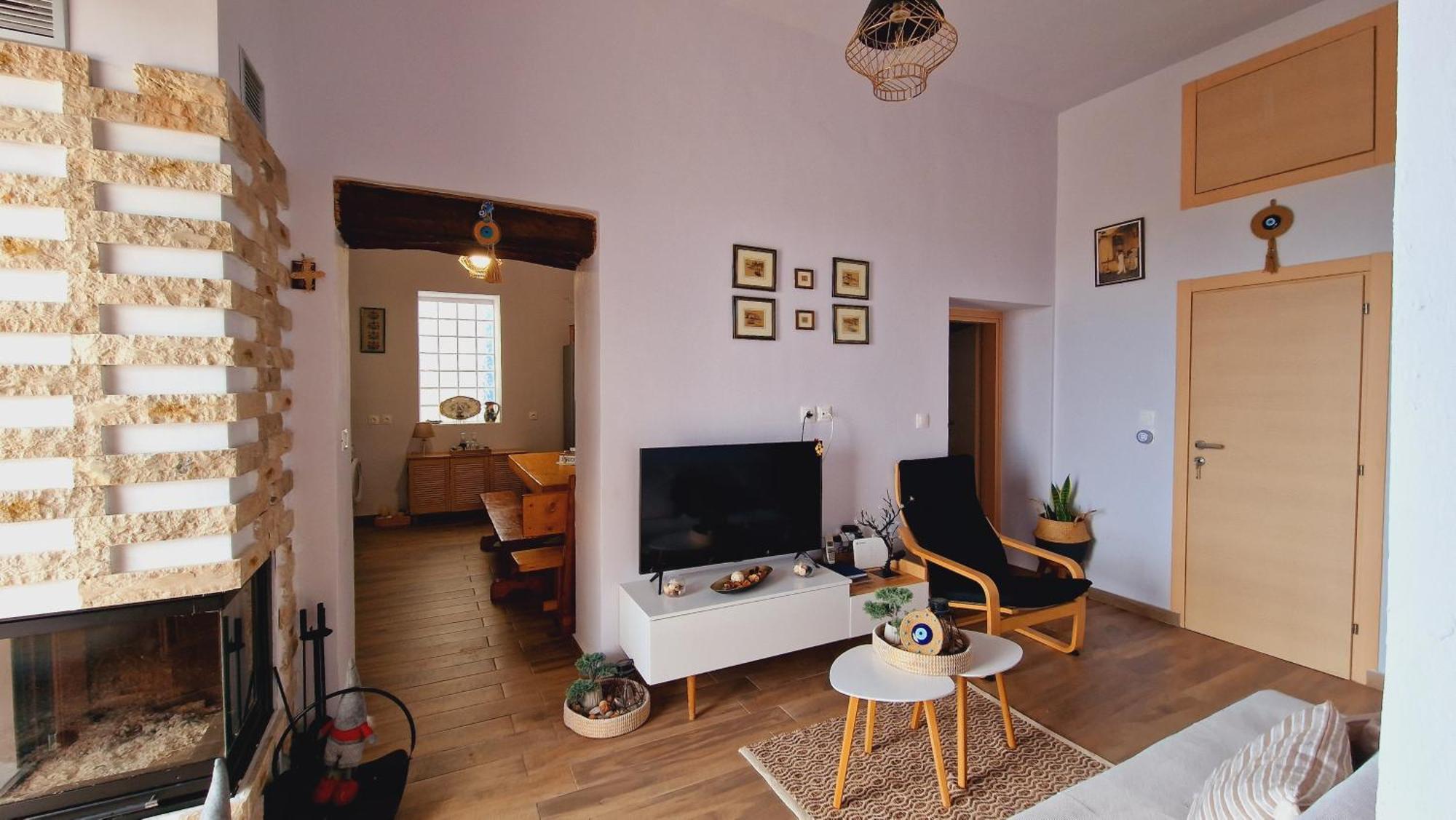 Seva Monolithos House Villa Buitenkant foto
